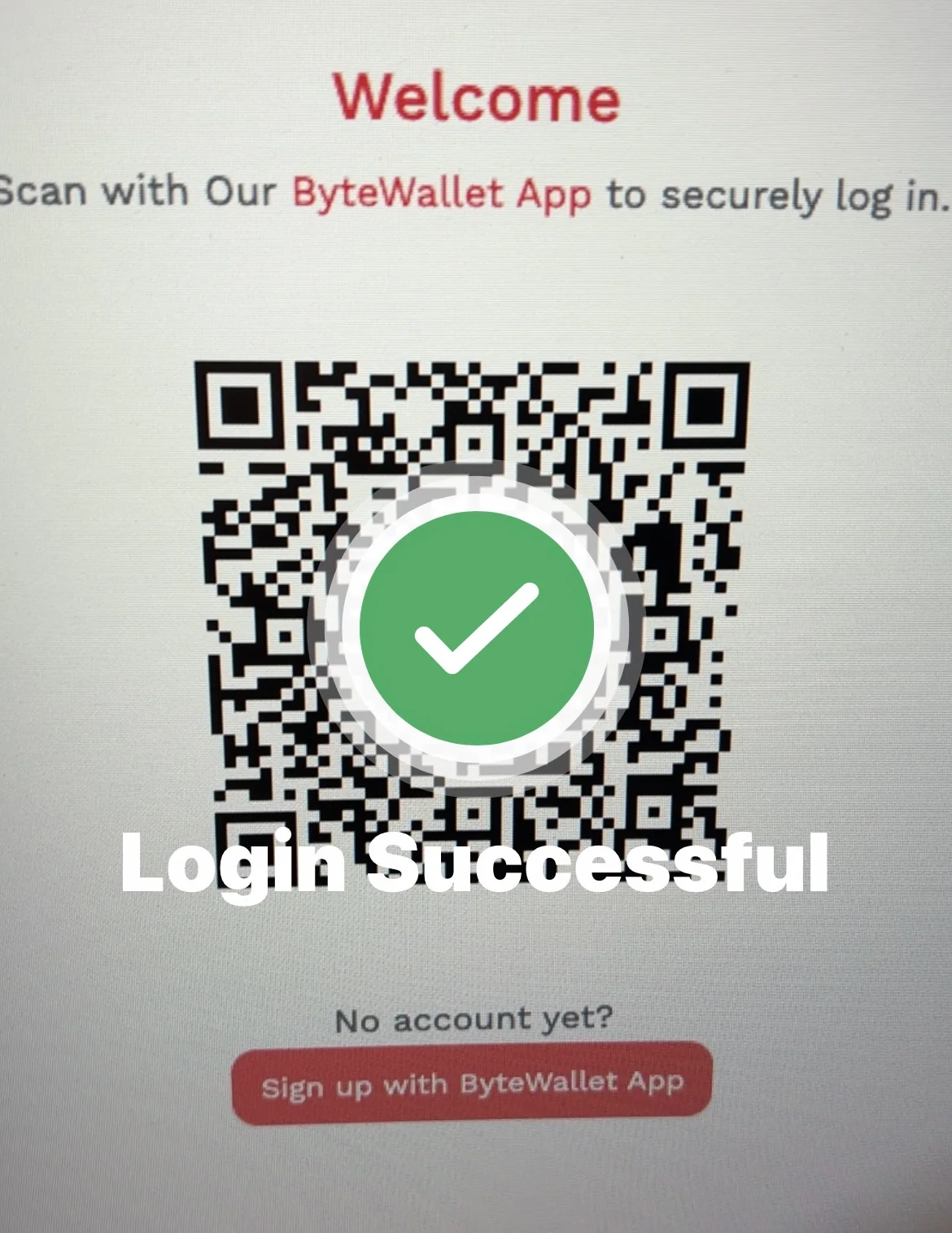 ByteVault fast login confirmation